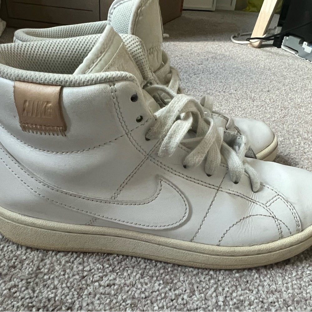 Nike Women's Cream High-Top Sneakers